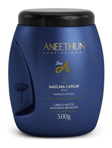 Kit Aneethun Linha A Creme De Silicone 250ml E Máscara 500g