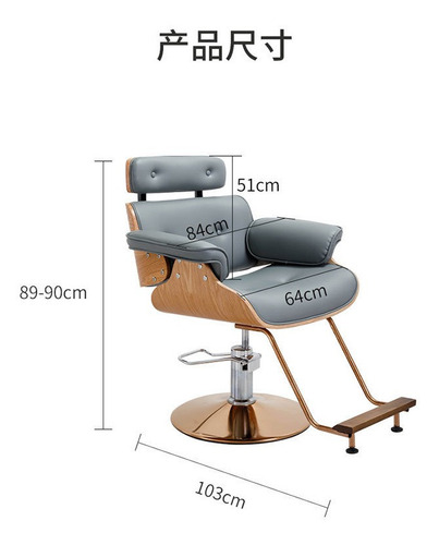 Sillón Peluquería Hidráulico Silla Para Corte Hombre Y Mujer