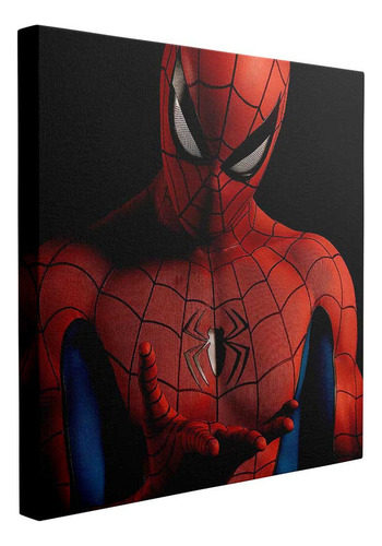 Cuadro Spiderman En Una Pose Heroica Icónica 80x80