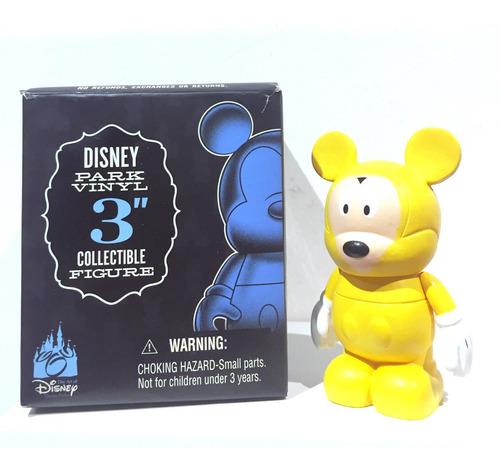 Imagen 1 de 2 de Disney Mickey Mouse Amarillo  Figura Vinylmation Cerrado