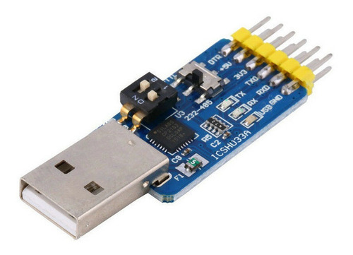 Modulo 6 En 1 Usb Cp2102 Ttl - Rs232 - Rs485 Convertid Mutuo