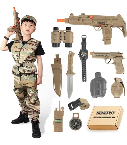 DISFRAZ MILITAR NIÑO INFANTIL CAMUFLAJE