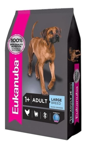 Imagen 1 de 1 de Alimento Eukanuba para perro adulto de raza grande sabor mix en bolsa de 18 kg