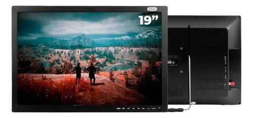 Monitor Tv 19 Pol Android 14 Portátil Bateria Hdmi Isdb-t