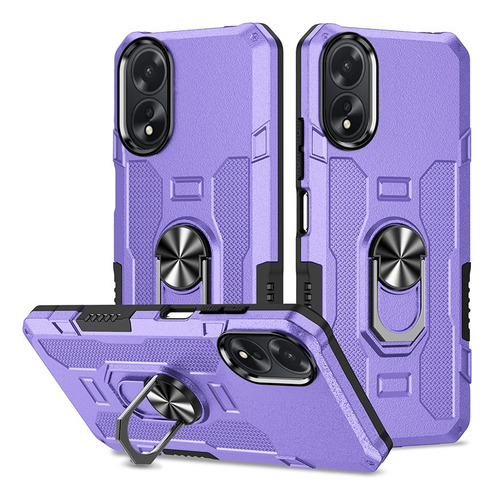 For Oppo A38 4g Rugged Protective Hard Case With Kickstand