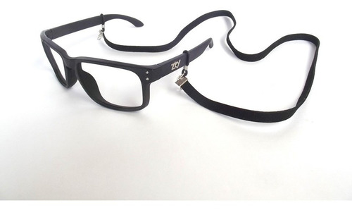 Imagen 3 de 3 de Cuelga Gafas Hombre Cuelga Tapabocas Acces Liviano Eco Cuero