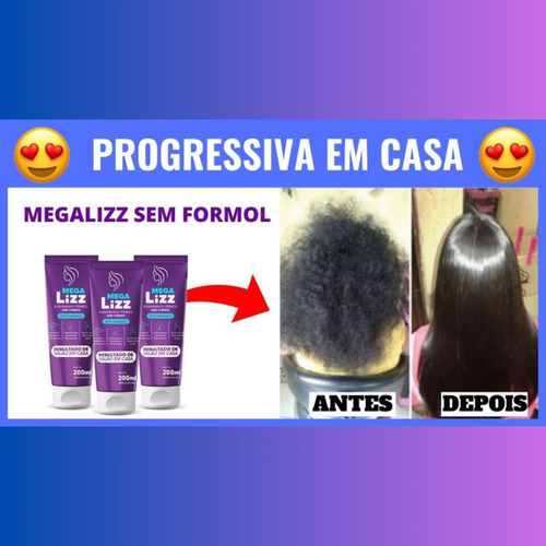 Megalizz - Progressiva Sem Formol De Chuveiro Original