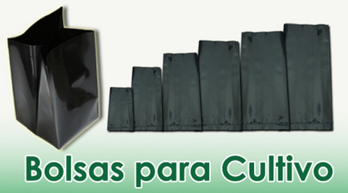 Bolsas Negras Uv Para Vivero O Trasplante 30 X 50 1 Kg