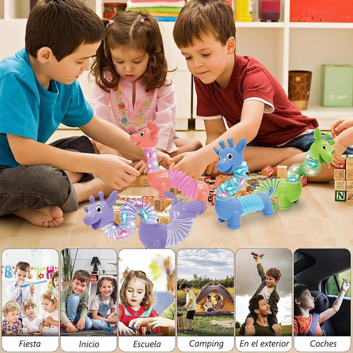 6pcs Pop Tubes,juguetes Sensoriales Para Aliviar El Estrés
