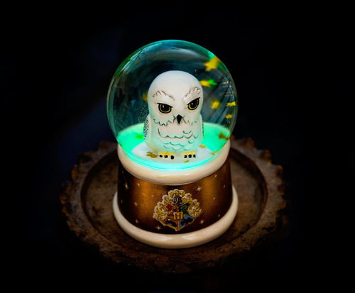 Bola De Nieve De Harry Potter Con Forma De Búho Hedwig, Ilum