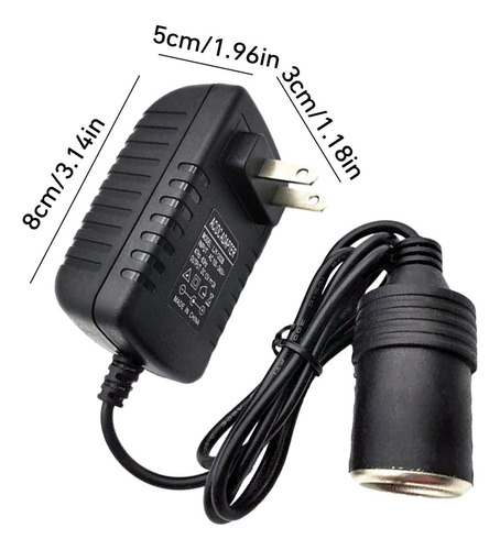 Enchufe Adaptador For Coche Cable De Encendedor Convertidor