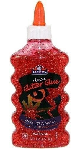  Elmers Adhesivo Glitter Glue X177ml Rojo 2043393