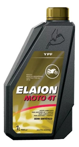 Aceite Elaion Ypf 10w40 4t Moto Semisintetico - S4m
