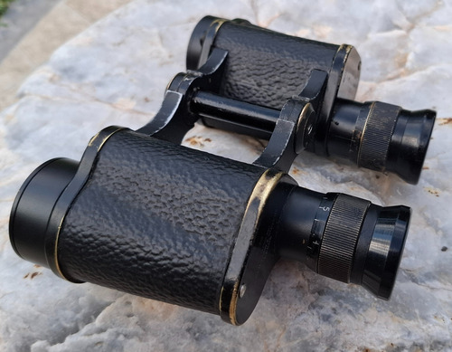 Binocular Militar 6x30 Optal Ejército Guerra De Malvinas Negro (Usado)