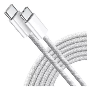 Cabo Usb-c Turbo 60w De 2 Metros Trançado 2m Para iPhone 15