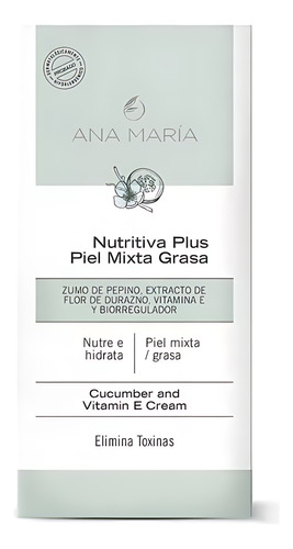 Ana María Nutritiva Plus Piel Grasa - Mixta 60g