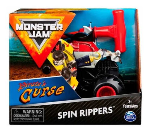 Monster Jam Pirates Curse Spin Rippers Escala 1:43