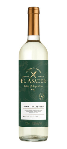 Vinho Argentino El Asador Chenin Chardonnay 750ml