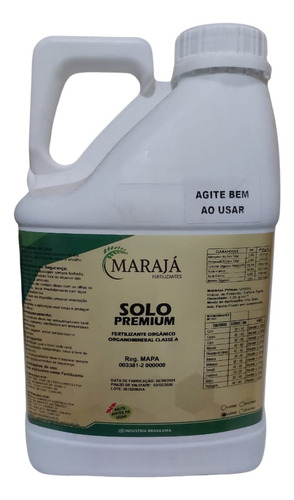Fertilizante Foliar Solo Premium Para Uva 5l