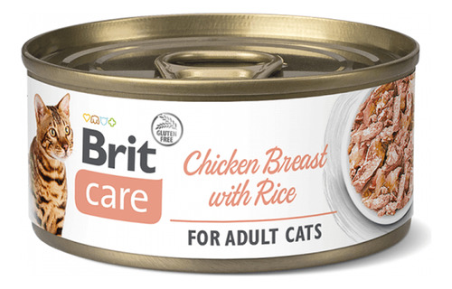 Brit Care® Cat Paté Chicken Breast With Rice 70grs