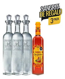 Tequila Don Ramón Punta Diamante Plata Boda 3pack