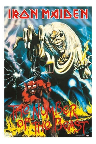 Iron Maiden Number Beast Poster Original 50986 60x90 Ozzy