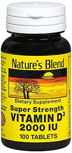 Nature's Blend Vitamina  D3 2000 Ui Super Strength - 100 Ta