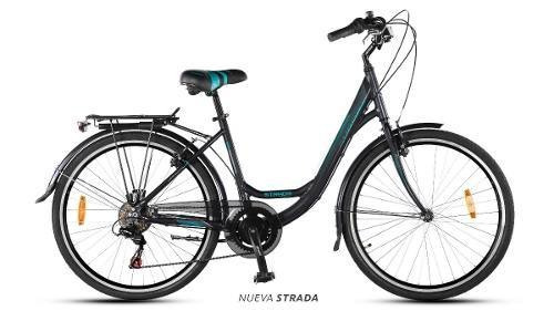 Bicicleta urbana Aurora Paseo Strada R26 6v freno v-brakes color morado  