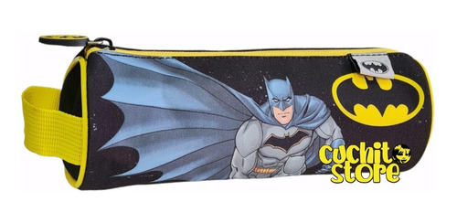Estuche Escolar Cilindro Batman Dc Comics 2