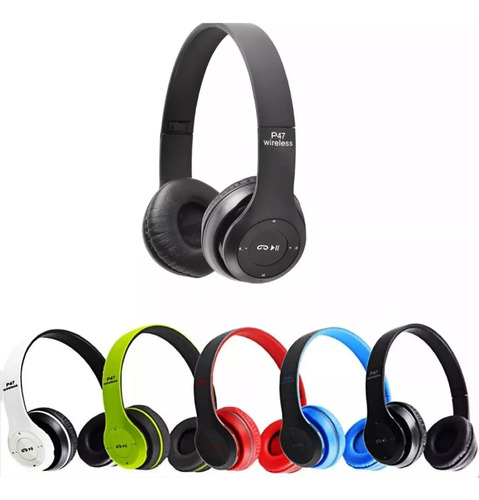 Audifonos Diadema Inalambricos P47 Con Bluetooth Recargables