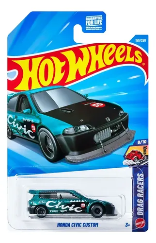 Carrinho Hot Wheels Honda Civic Custom 2026 Jjj81 | MercadoLivre