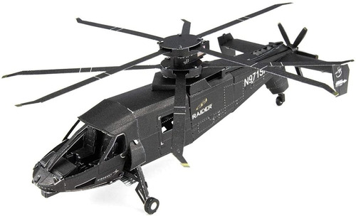 Helicoprtero S-97 Raider Fascinations Rompecabeza Metálic 3d