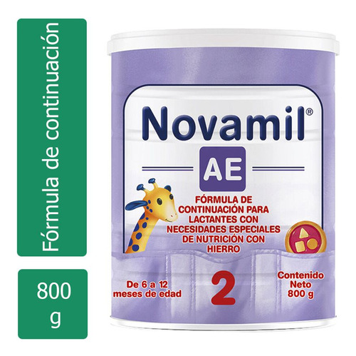 Novamil Ae 2 6-12 Meses Lata Con 800 G