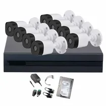 Comprar Kit Videovigilancia Cronos 8 Cámaras Dahua Bala B1A11 1MP + HDD 3TB + Baluns + Accesorios - Kit CCTV KITXVR1B04-8SC-3TB (DVR Dahua XVR1B08-I Circuito Cerrado)