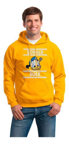 Buzo Hoodie Con Capota Pato Donald Dibujo Animado Caricatura