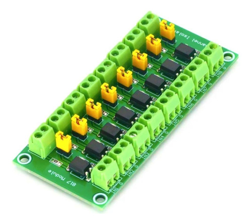 Modulo De Aislamiento 8 Canales Optoacoplador Pc817 3.6-30v