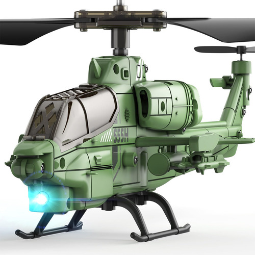 Helicóptero Rc De Ataque Militar S55h Control Remoto