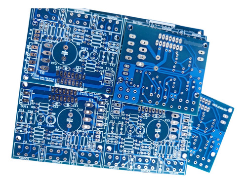 Tda7297 Placa Lisa Amplificador Potência Estéreo Tons Volume