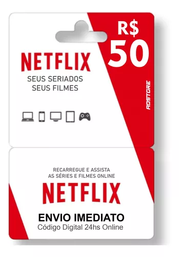 Gift Card: Cartão presente (Netflix, Brazil(Netflix) Col:BR