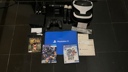 Playstation Vr + Juego Astro Bot + Juego Moss + Gt Vr (Usado)
