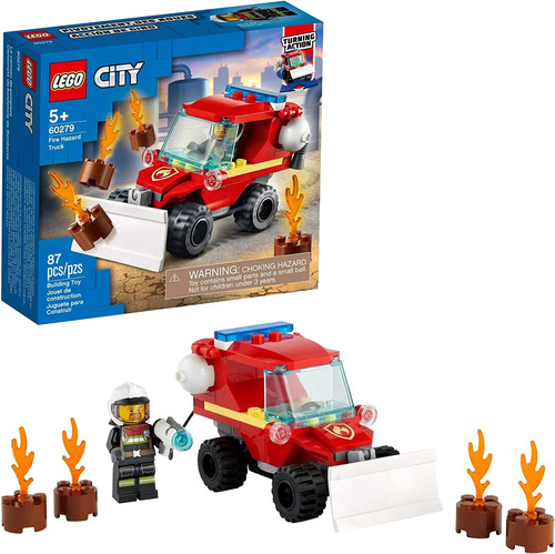Kit De Construcción Lego City Fire Hazard Truck 60279