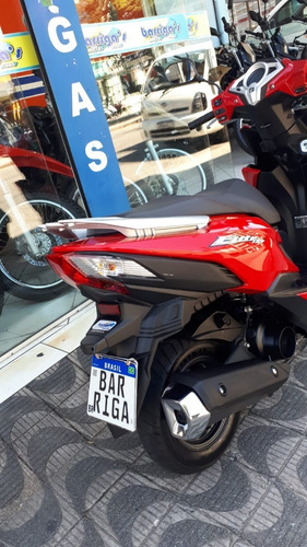 Imagem 12 de 14 de Honda Elite 125i 2021 Vermelha Único Dono