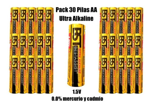 Pack 30 Pilas Ultra Alcalina Bst Aa 1.5v /chilechina