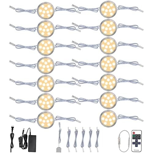 Luz Empotrada Bajo Mostrador Cableado, Luces Led Regula...