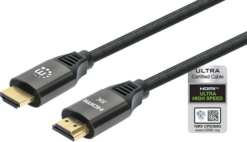 Manhattan 8k Cable Hdmi De Ultravelocidad Con Ethernet - Cer
