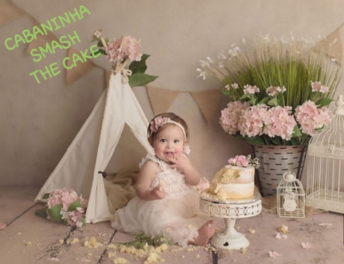 Acessorios Newborn Cabaninha Tecido Ensaio Fotográfico E Aco