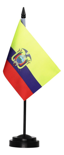 Bandera De Escritorio Anley 30 Cm De Altura - Ecuador