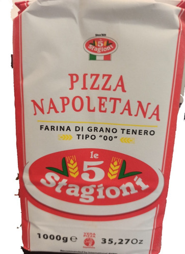 Harina Tipo 00 5º Stagioni Pizza Napoletana 1 Kg Italiana