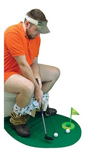 Juego De Golf Potty Putter Toilet Time Golf