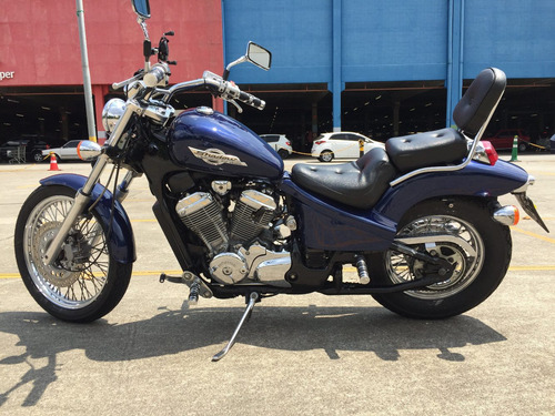 Moto Custom - Honda Shadow 600 Vt - Azul - 600cc - V2custom
